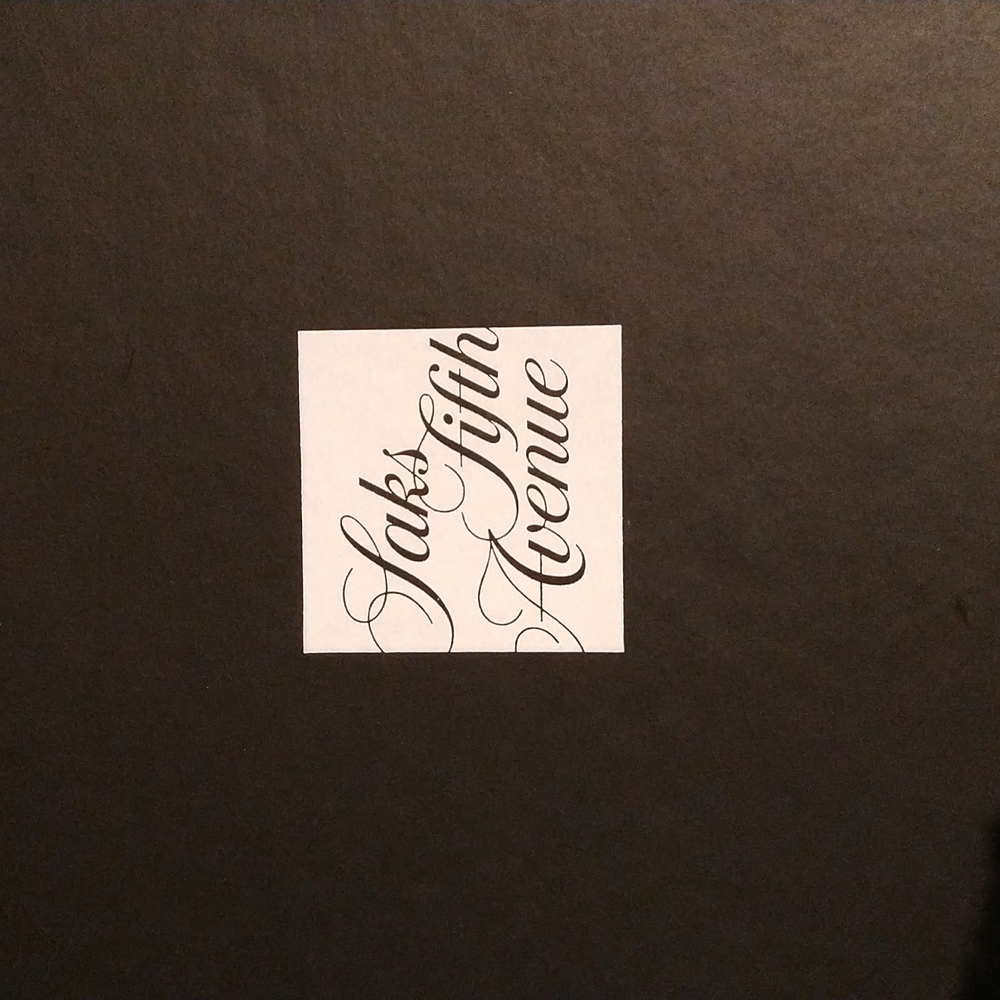 NWT Saks Fifth Avenue Black card holder